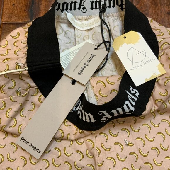 Palm Angels Light Pink Linen Blend Banana Sport Pants, Size 40, NWT! - Picture 5 of 8